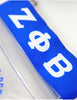 Zeta Phi Beta Clear Crossbody Bag