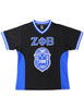 Zeta Phi Beta Fitted Football Jersey Black