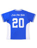 Zeta Phi Beta Fitted Football Jersey Blue