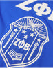 Zeta Phi Beta Fitted Football Jersey Blue