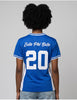 Zeta Phi Beta Fitted Football Jersey Blue