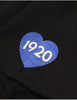 Zeta Phi Beta Glitter V Neck Tee Black