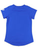 Zeta Phi Beta Glitter V Neck Tee Blue