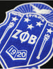 Zeta Phi Beta V-Neck Sweater Black