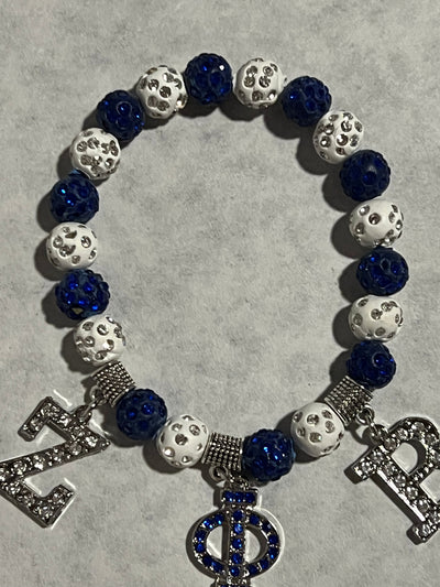 Zeta Phi Beta Bling ZPB Elastic Bracelet