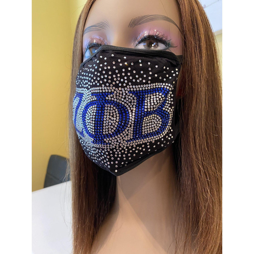 Zeta Phi Beta Sprinkle Bling Face Mask – D9 Greeks