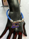 Sigma Gamma Rho Leather Charm Bracelet