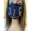 Rhinestone Face Mask - Living My Blessed Life Face Mask - D9 Greeks