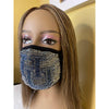Hampton University Rhinestone Bling Face Mask