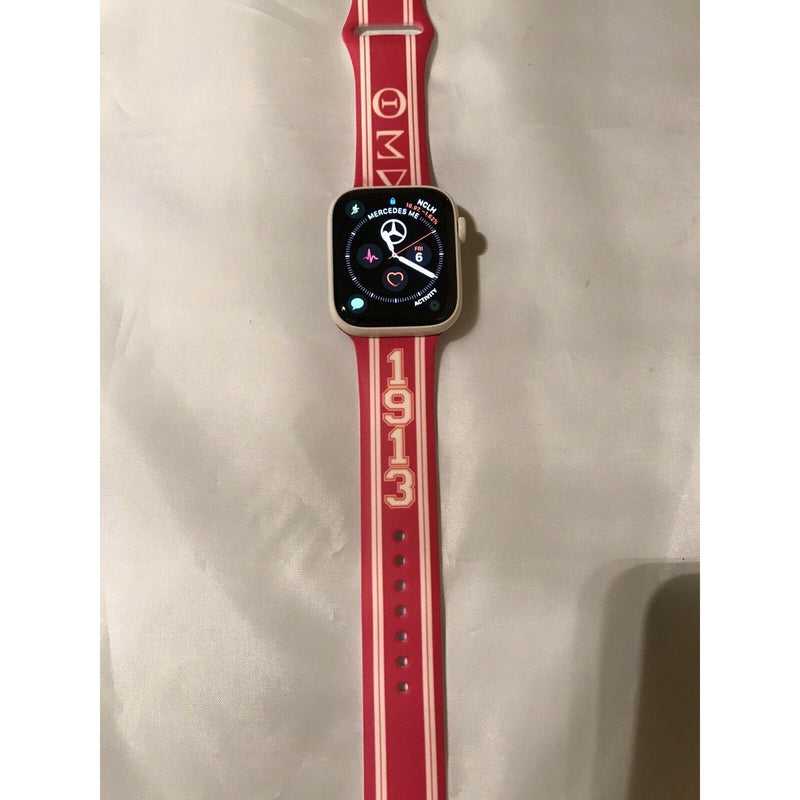 Delta Sigma Theta Apple Watch Band Size 38/40/41 mm