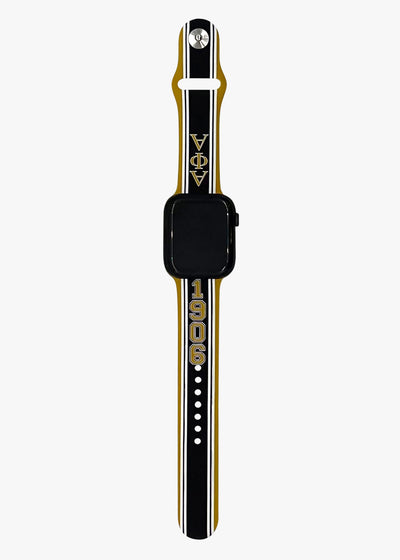 Alpha Phi Alpha Silicone Apple Watch Band Size 38/40/41 mm