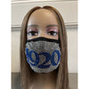 1920 Rhinestone Bling Face Mask - Zeta Phi Beta Mask - D9 Greeks