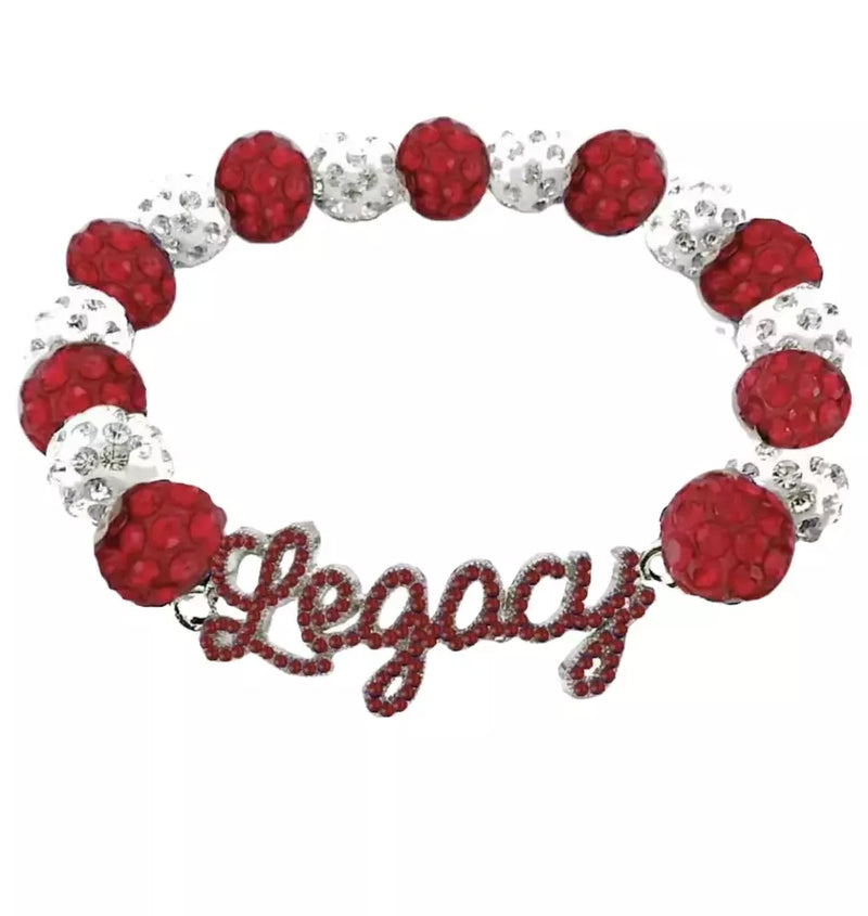 Delta Sigma Theta Bling Legacy Elastic Bracelet