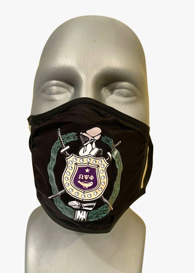 Omega Psi Phi Washable Face Mask