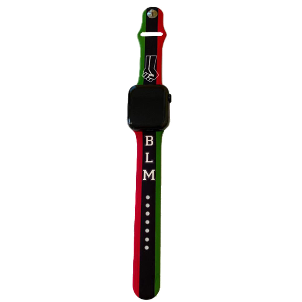 Black Lives Matter Silicone Apple Watch Band Size 38/40 MM