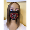 San Francisco 49ers Bling Face Mask Front Logo | Simply For Us