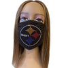 Pittsburgh Steelers Bling Face Mask Front Logo