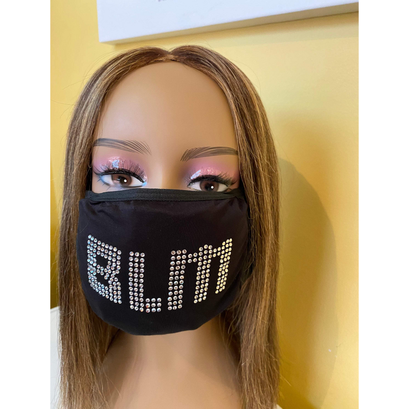 Black Lives Matter Mask Bling Mask Crystal Color