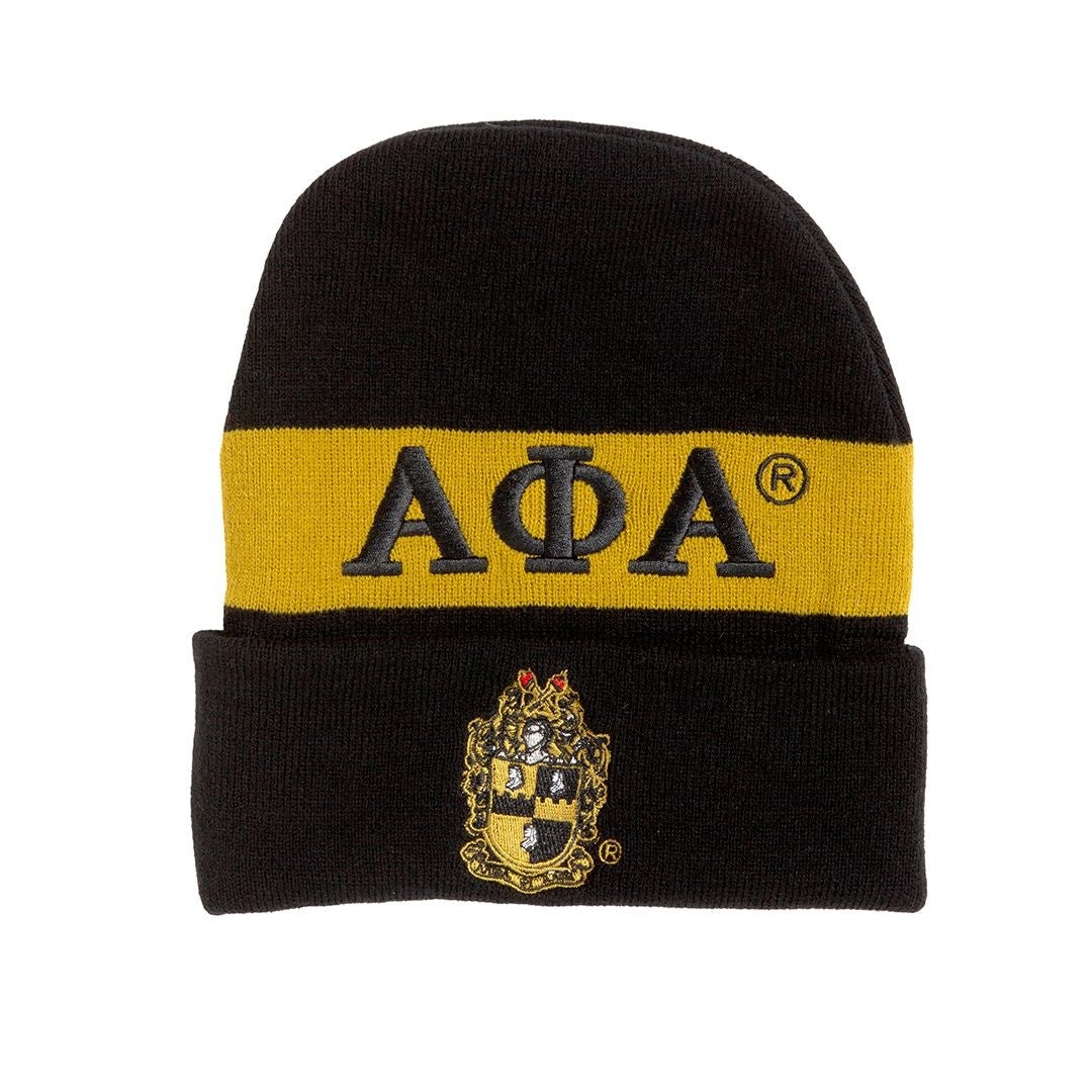 Alpha Phi Alpha Embroidered Beanie Hat