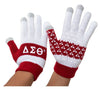 Delta Sigma Theta Knit Texting Gloves