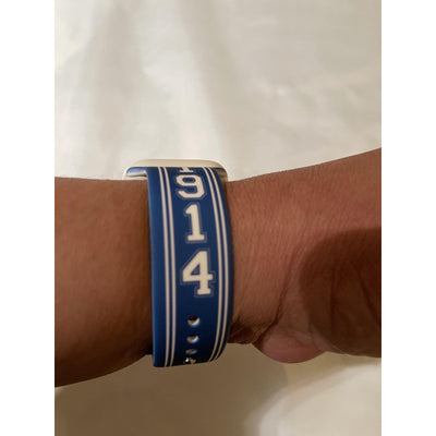 Phi Beta Sigma Silicone Apple Watch Band Size 42/44 - D9 Greeks