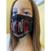 Living My Blessed Life Rhinestone Red Face Mask - Filtered - D9 Greeks