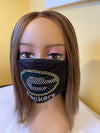 Green Bay Packers Bling Face Mask Front Logo | Simply For Us