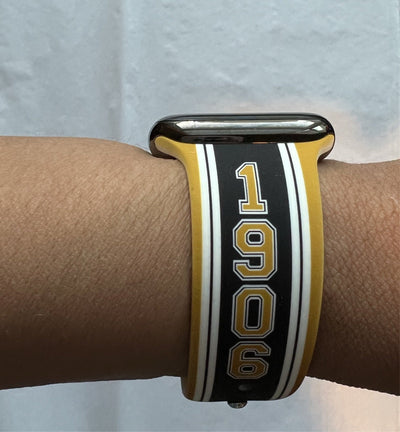 Alpha Phi Alpha Silicone Apple Watch Band Size 38/40/41 mm