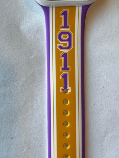 Omega Psi Phi GOLD Watch Band - Apple Watch Band - D9 Greeks