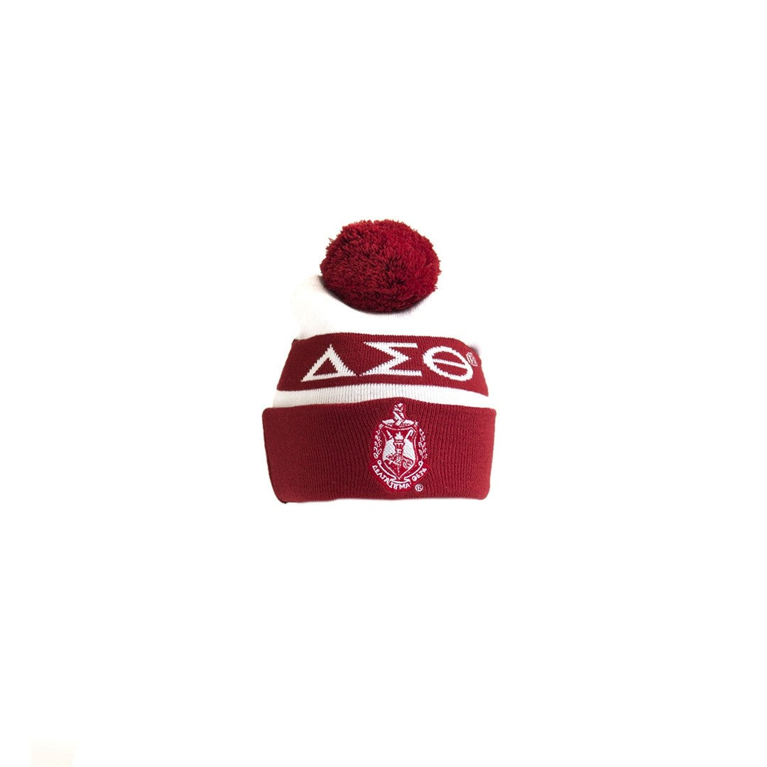 Delta Sigma Theta Knit Beanie Hat