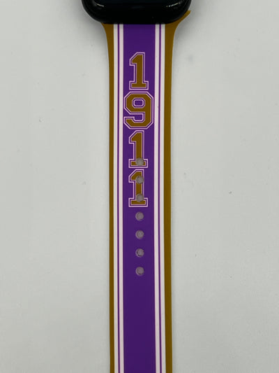 Omega Psi Phi Apple Watch Band Size 42/44/45 mm