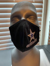 Dallas COWBOYS Face Mask with Adjustable Ear Loops