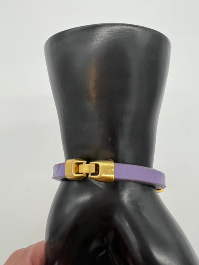 Omega Psi Phi Leather Bracelet