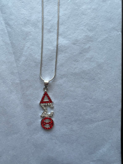 Delta Sigma Theta Austrian Crystal Necklace