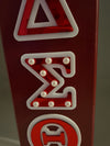 Delta Sigma Theta Wooden Paddle Red