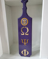Omega Psi Phi Wooden Paddle Purple
