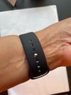 OES Eastern Star Black Silicon Band - Apple Watch Band - D9 Greeks