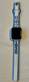Silicone Apple Watch Band - Zeta Phi Beta Apple Watch Band - D9 Greeks