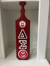 Delta Sigma Theta Wooden Paddle Red