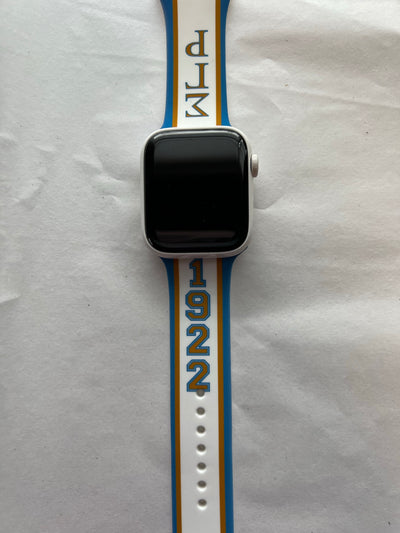 White Sigma Gamma Rho Apple Watch Band - Apple watch Band - D9 Greeks
