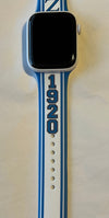 Zeta Phi Beta Silicone Watch Band - White Apple Watch Band - D9 Greeks