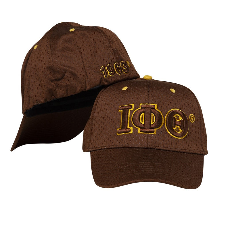 Iota Phi Theta ΙΦθ Greek Letters Mesh Flex Fit Embroidered Hat