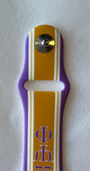 Omega Psi Phi Apple Watch Band Size 42/44/45 mm Gold