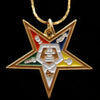 OES Eastern Star Golden Star Necklace