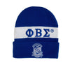 Phi Beta Sigma Embroidered Beanie Hat